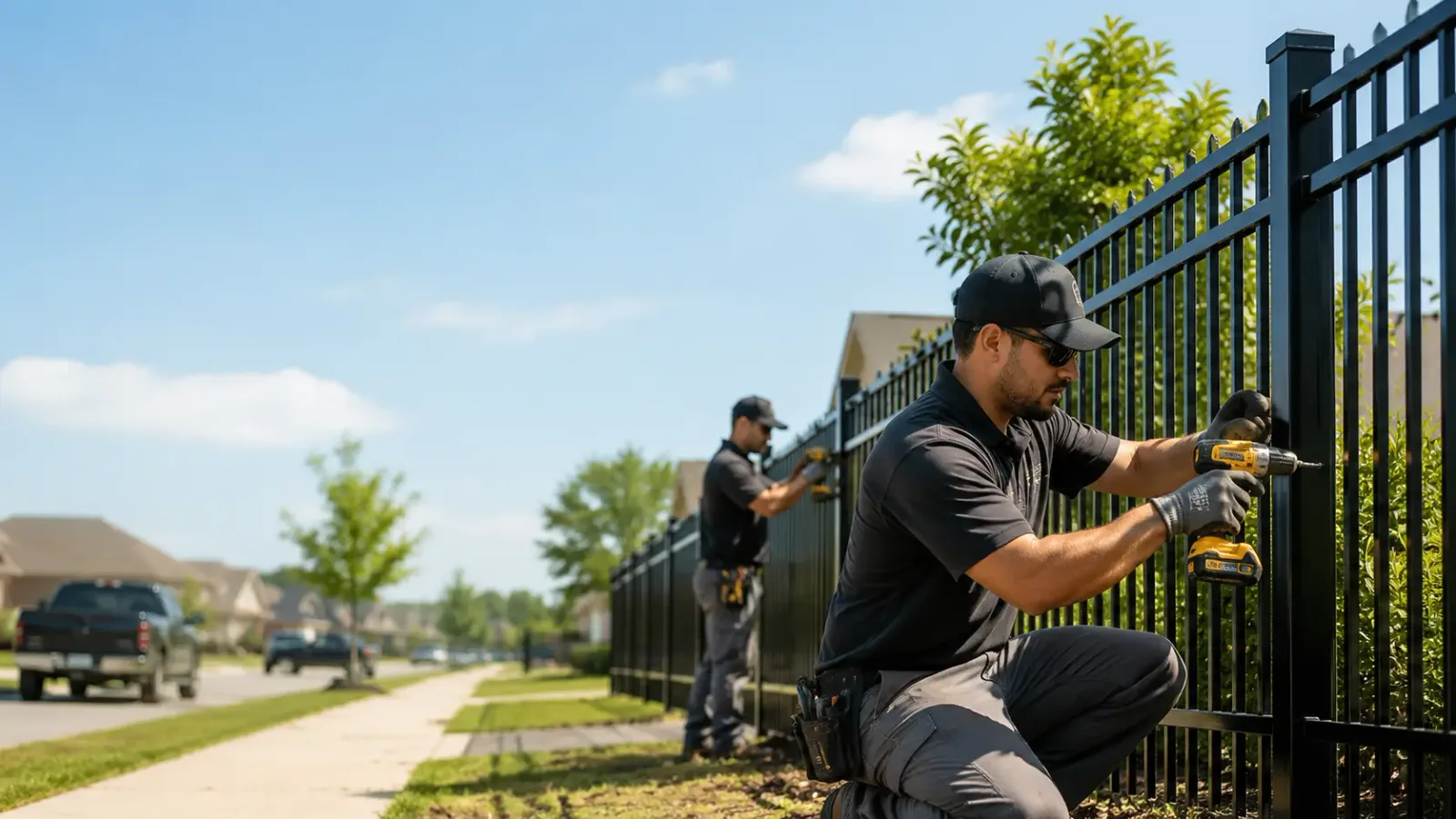 Metal Fence Installation in Milford, MI